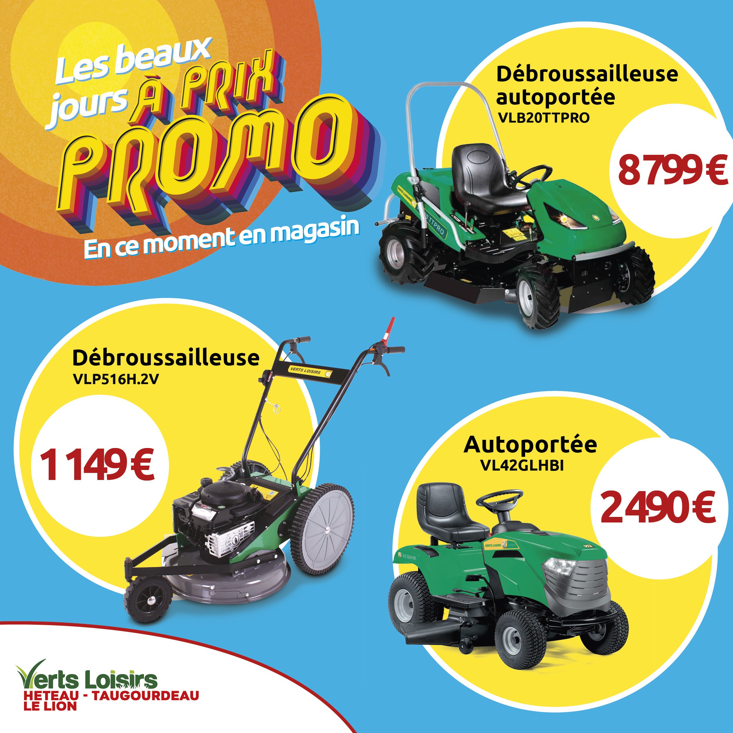 Promotion - Verts Loisirs